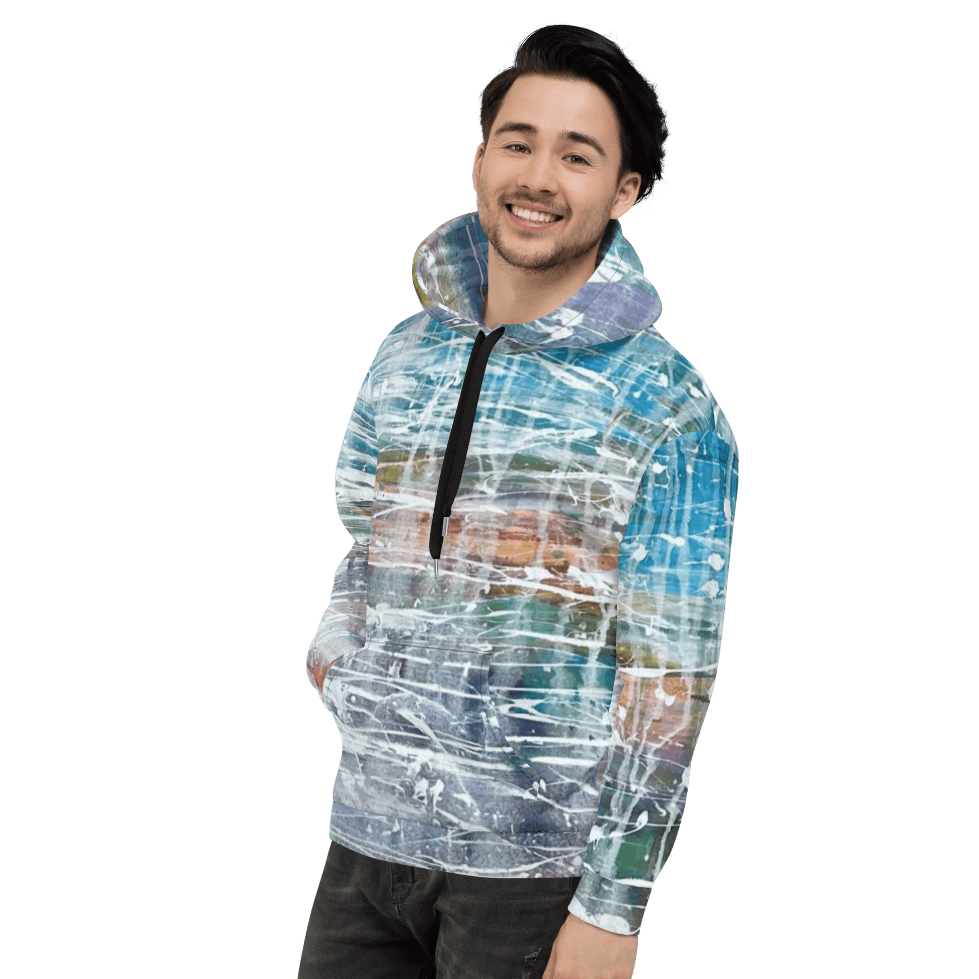All-Over Print Recycled Unisex Hoodie - Tucker Threads