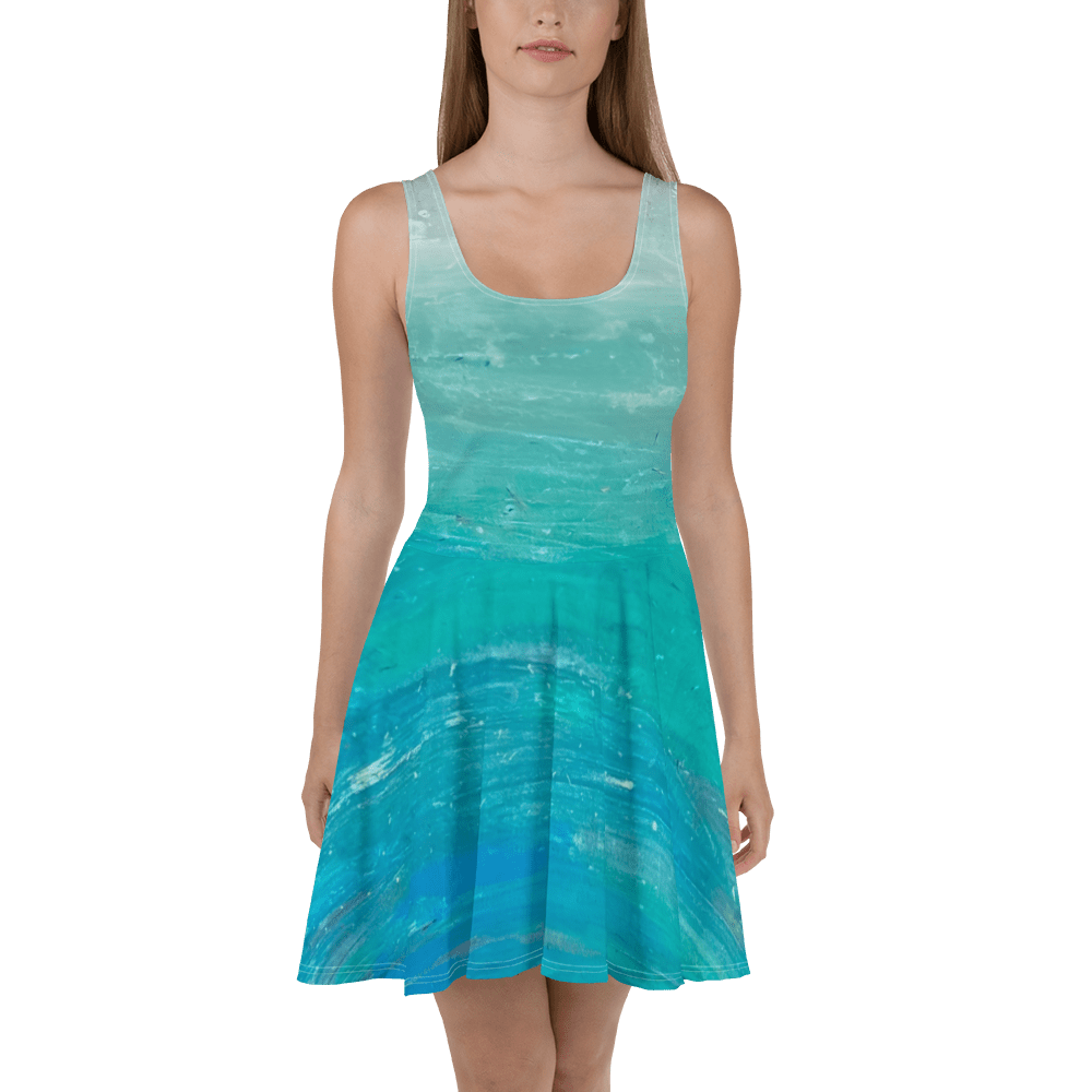 All-Over Print Skater Dress - Tucker Threads