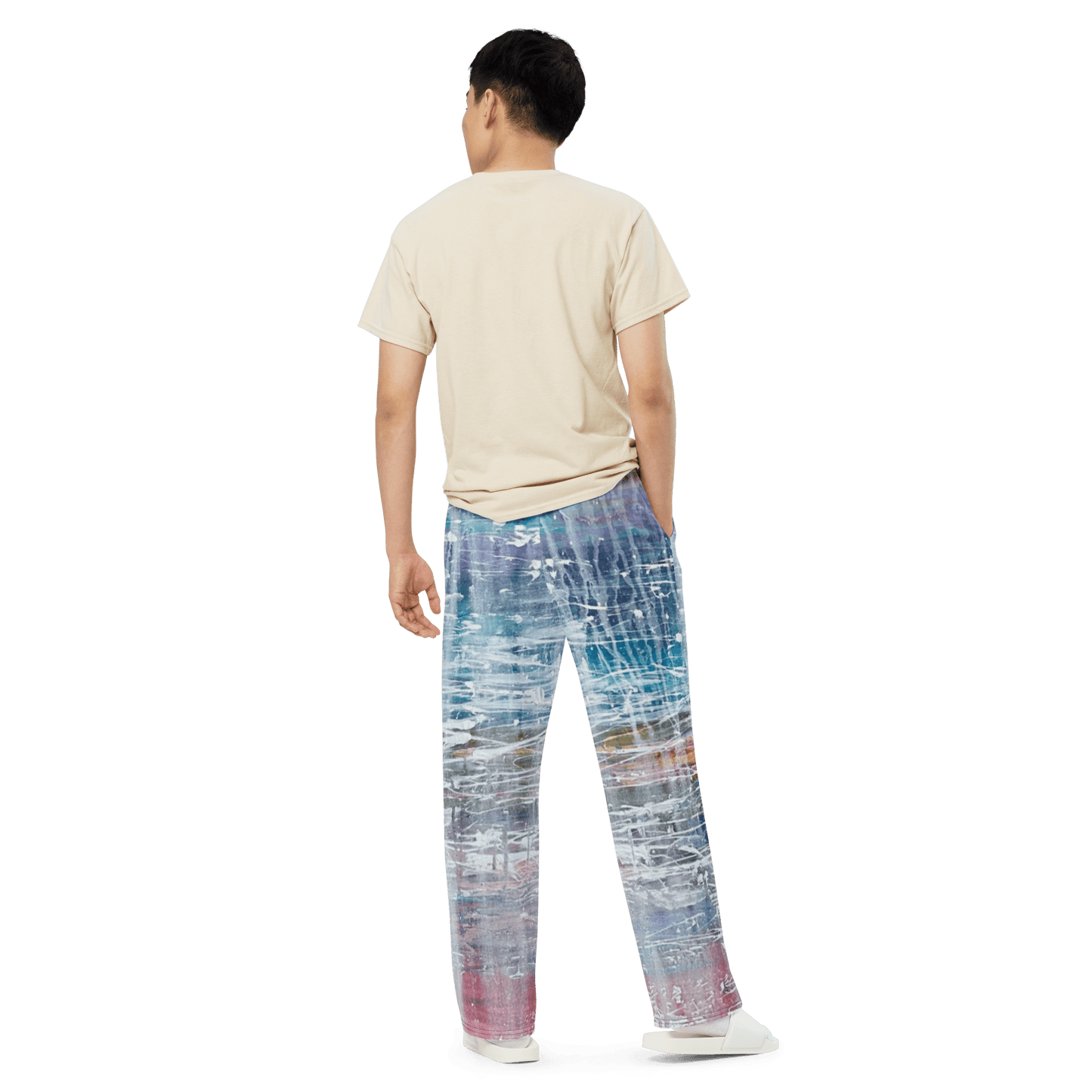 All-Over Print Unisex Wide-Leg Pants - Tucker Threads