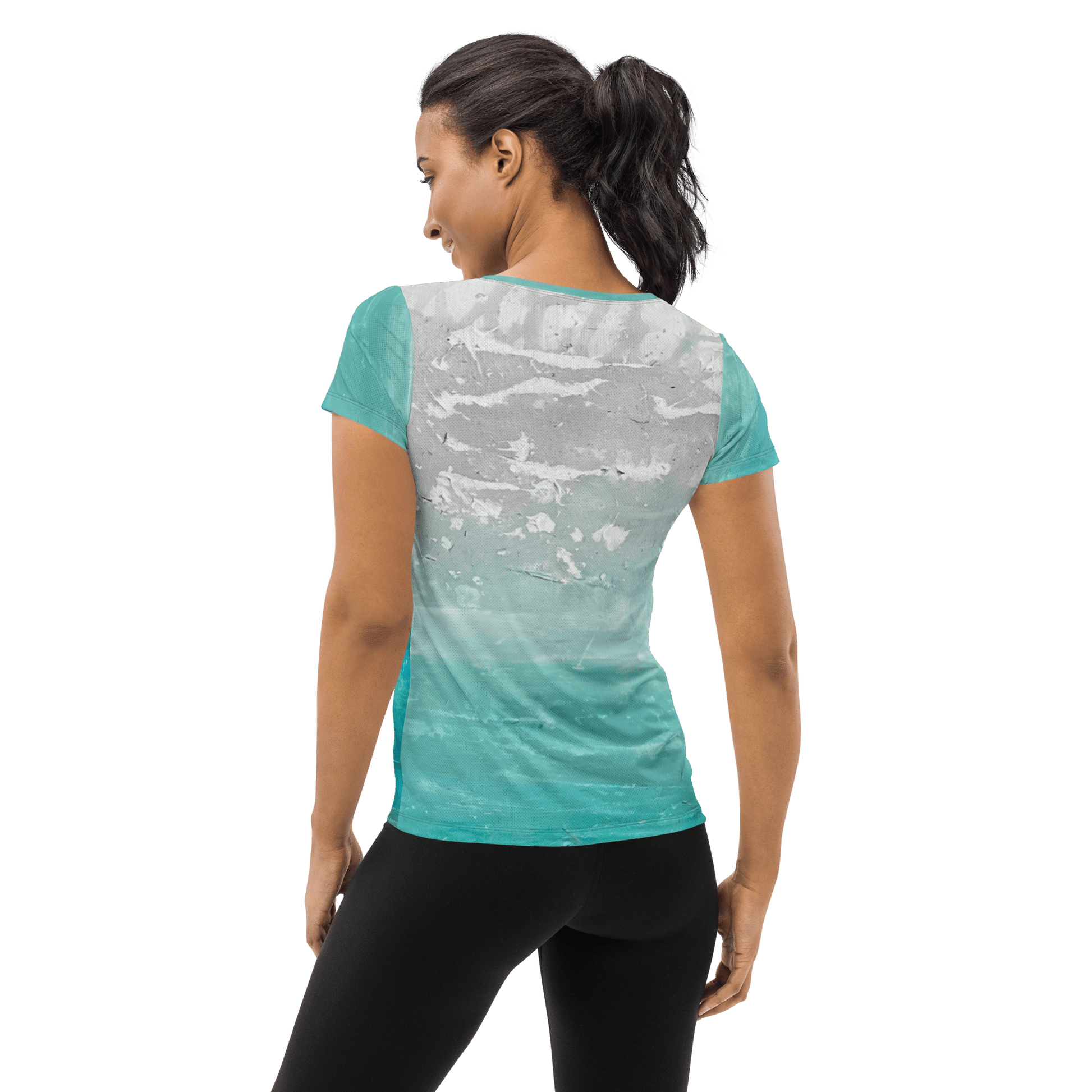 All-Over Print Women's Athletic T-Shirt - Tucker Threads
